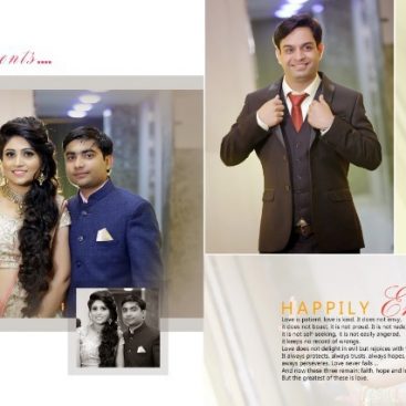 engagement album design